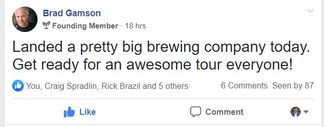 Brad Gamson Social Post