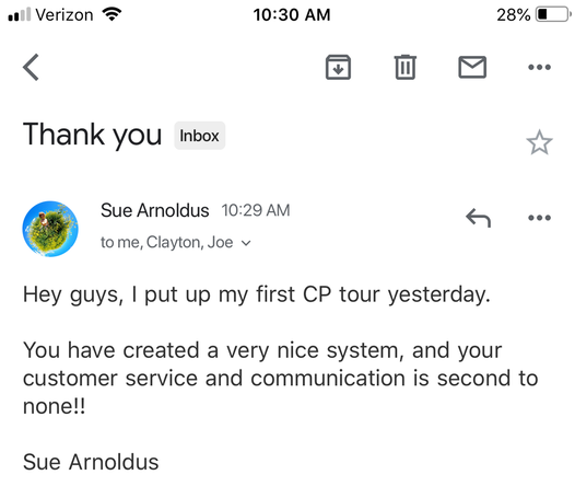 Sue Arnoldus Testimonial